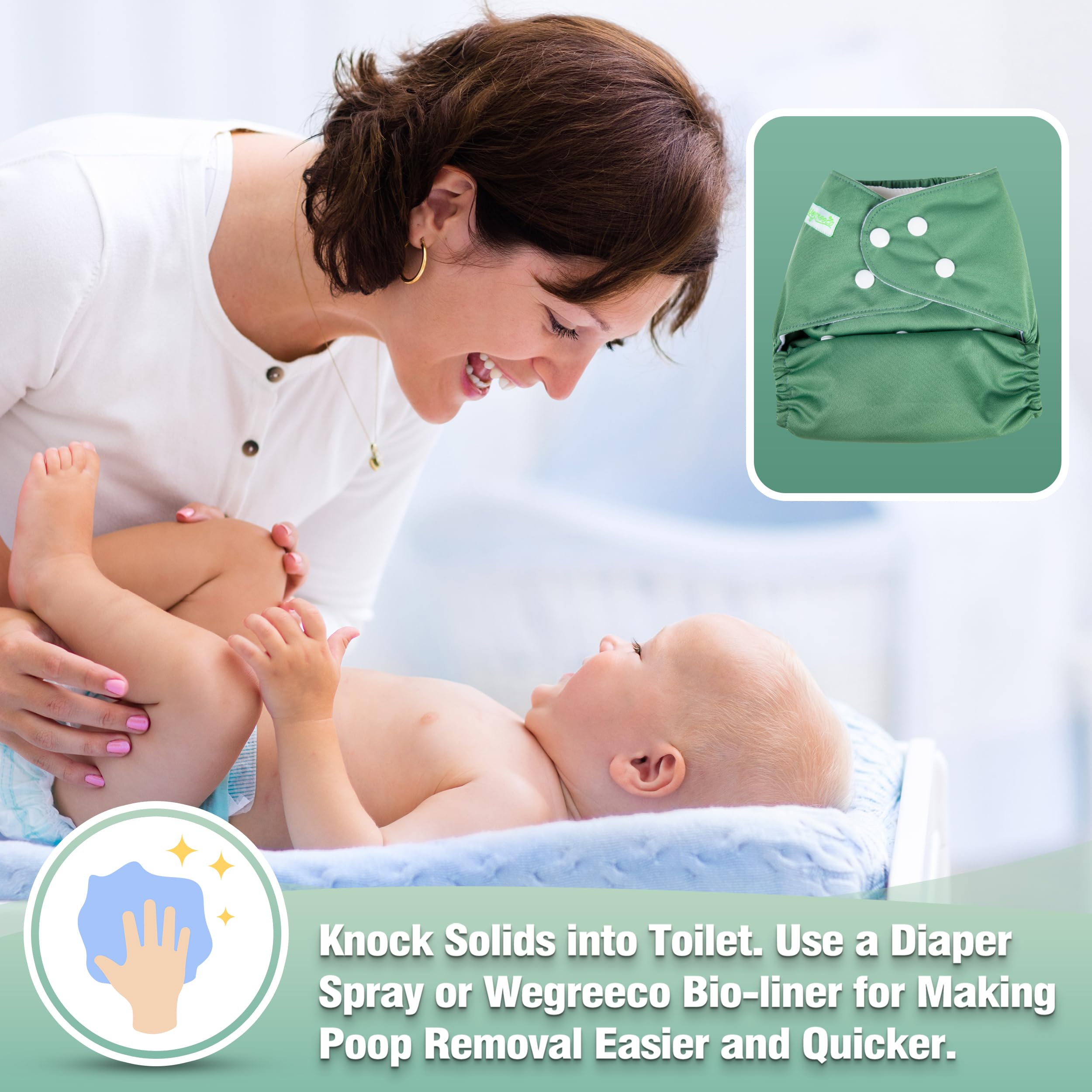 Wegreeco reusable cloth diapers support eco-friendly parenting and long-term savings