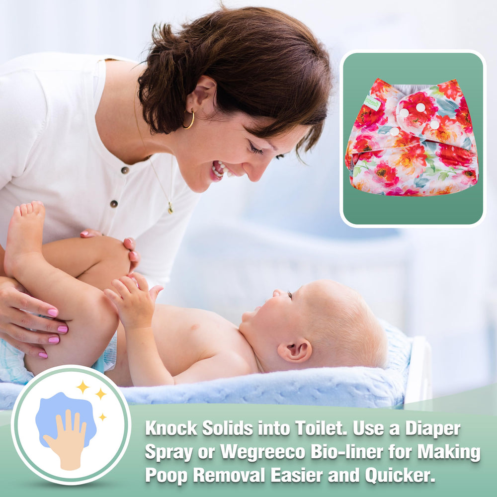 Wegreeco reusable-planet-friendly-nappies convey an eco-conscious choice for families.