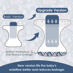 Wegreeco soft exterior PUL keeps skin comfortable and breathable.