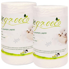 Wegreeco unscented diaper liners roll overview for quick changes.