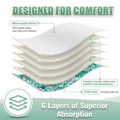 Wegreeco wet bag included for on-the-go diaper storage.