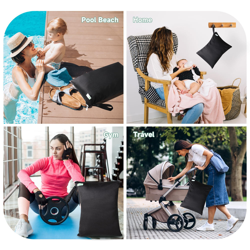 Wegreeco large wet bag ready for travel, gym, or beach use