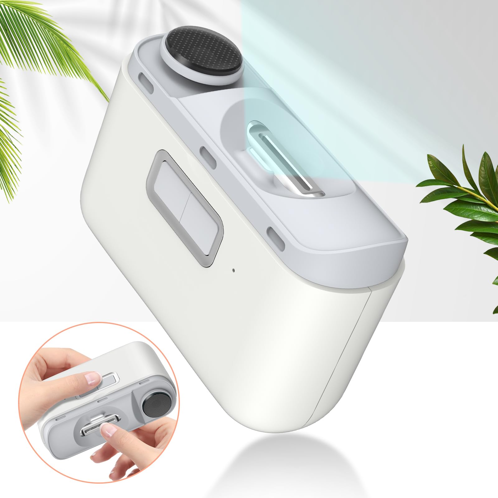 WEIHUINET nail clipper with LED light for precise trimming in dim light