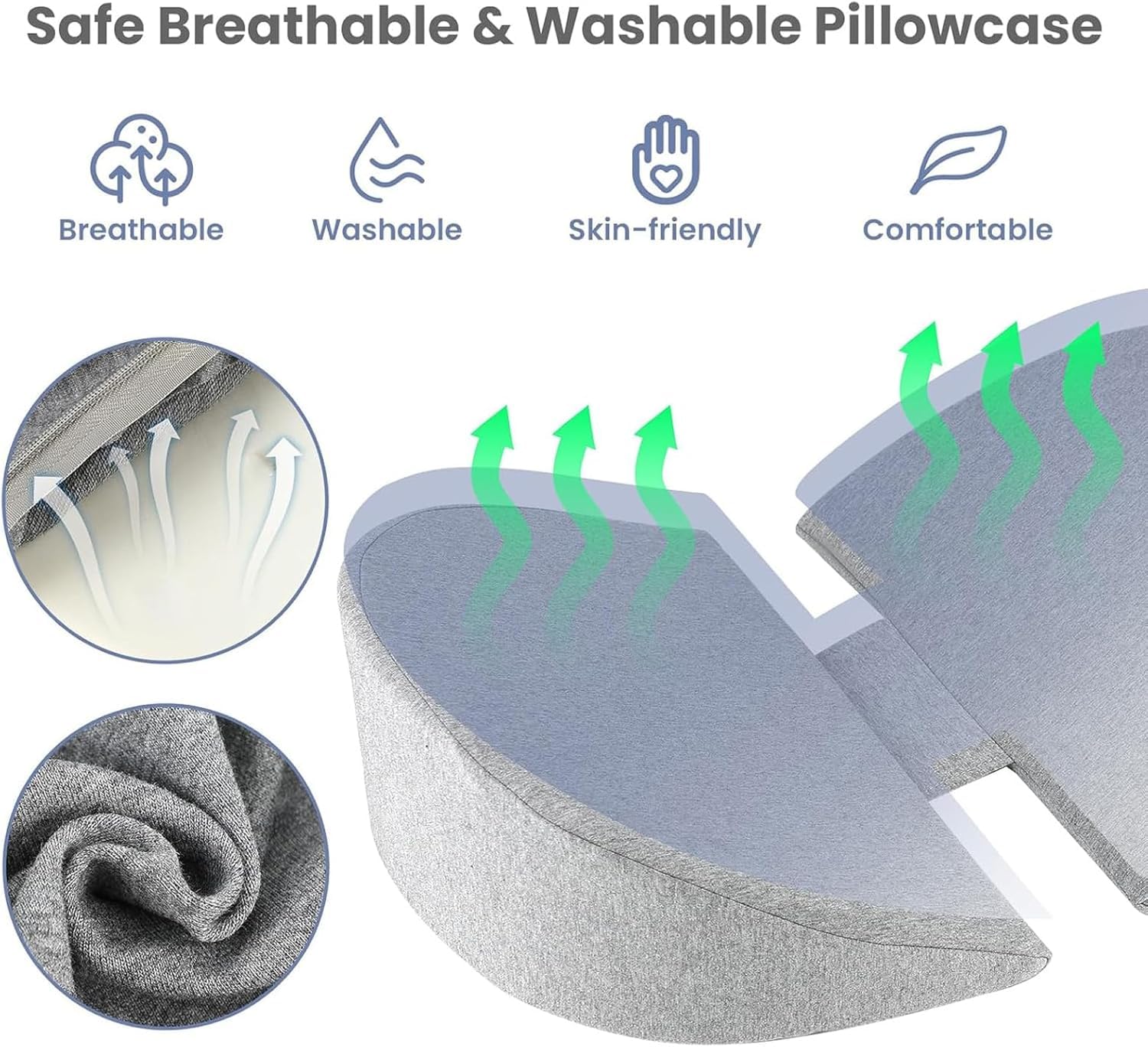 WEIKA removable cover is easy to wash for quick freshness.