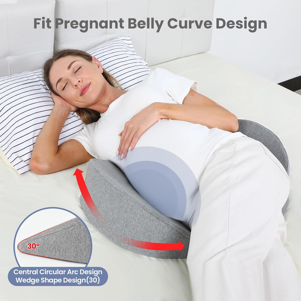 WEIKA adjustable dual-wedges design allows growing bellies and personalized support