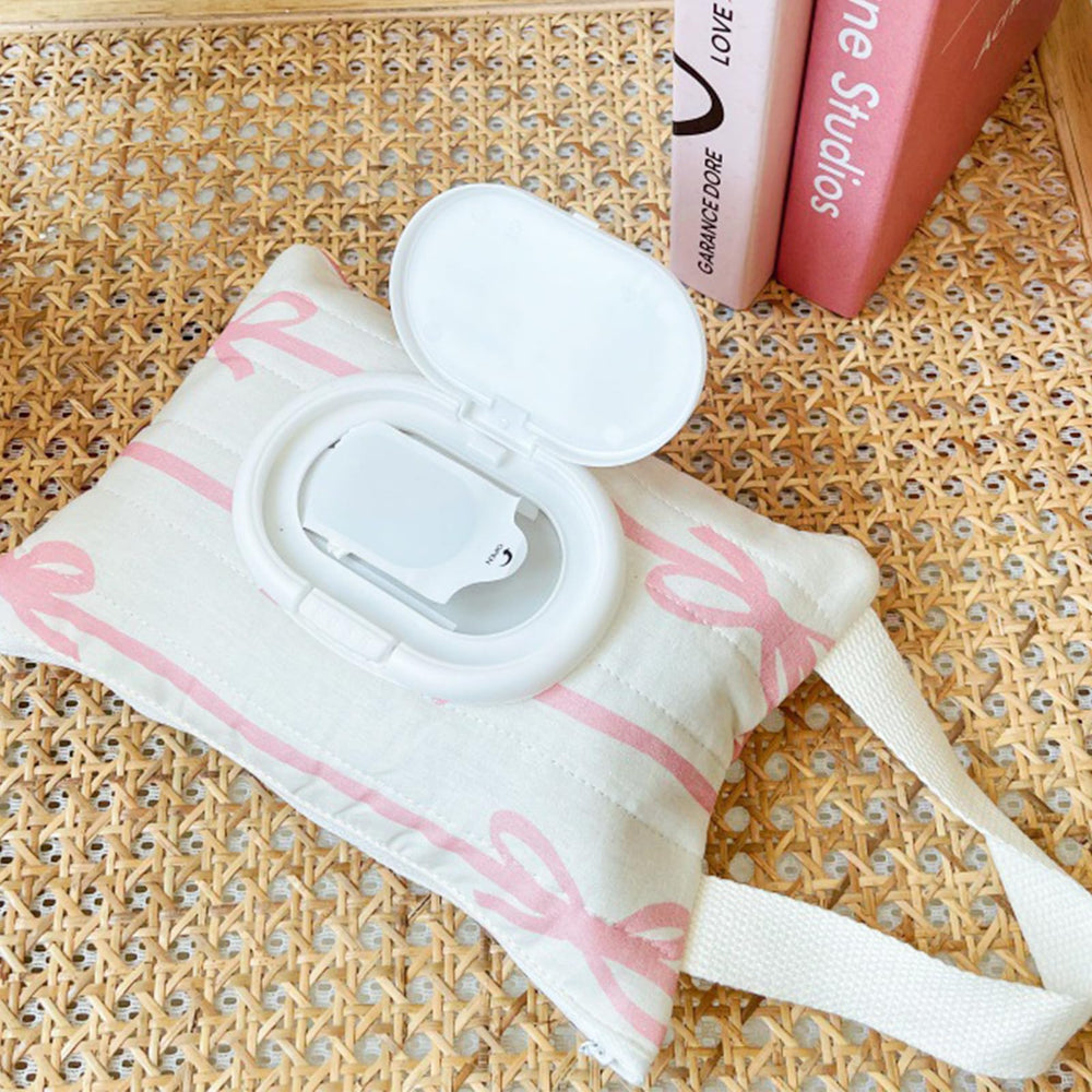 WEIMU dispenser pink 9x5 inch size fits in bags and car pockets