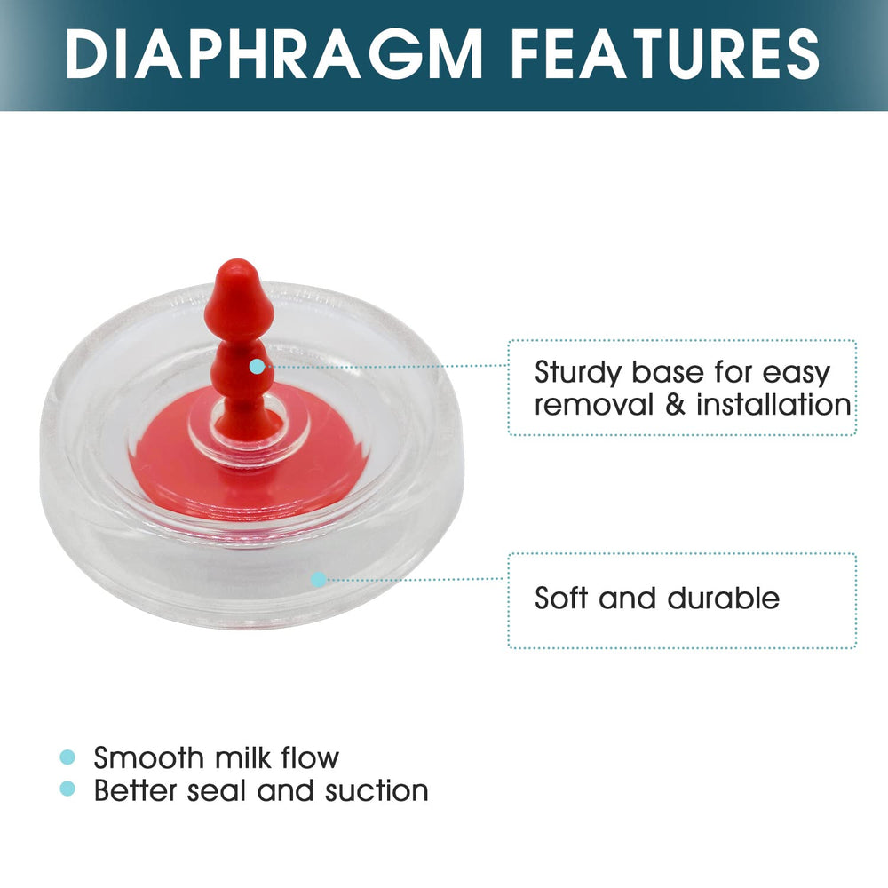 Weirical duckbill valve dual pack for Lansinoh manual pumps provides secure seal and consistent flow