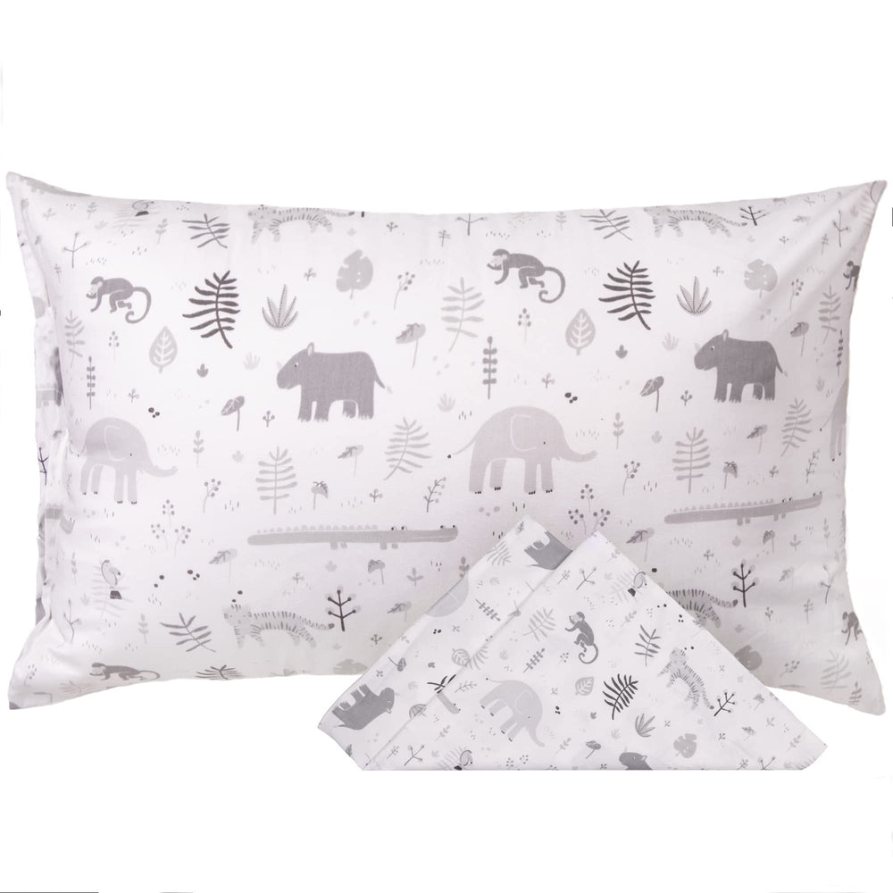 WeeSprout toddler pillow Safari front with compact neck support for smaller sleepers.