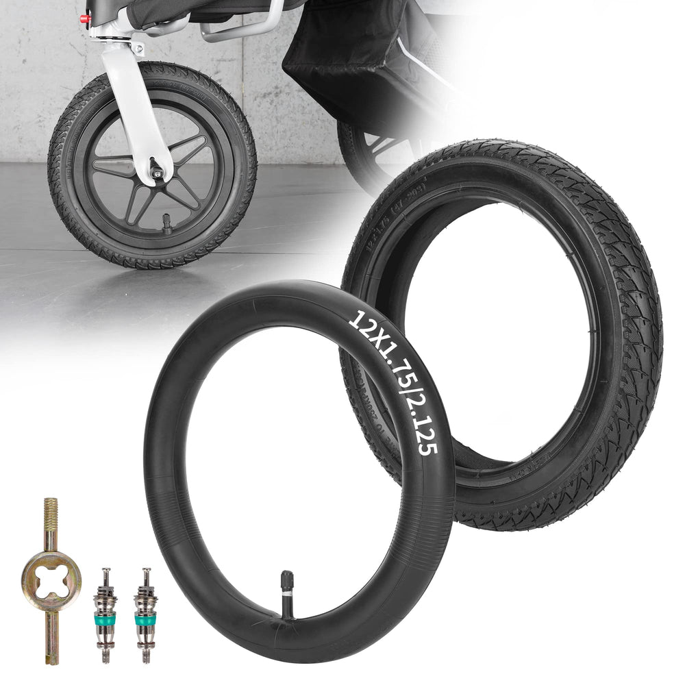 WEIYINGSI tires side view for versatile stroller use and smooth daily rides