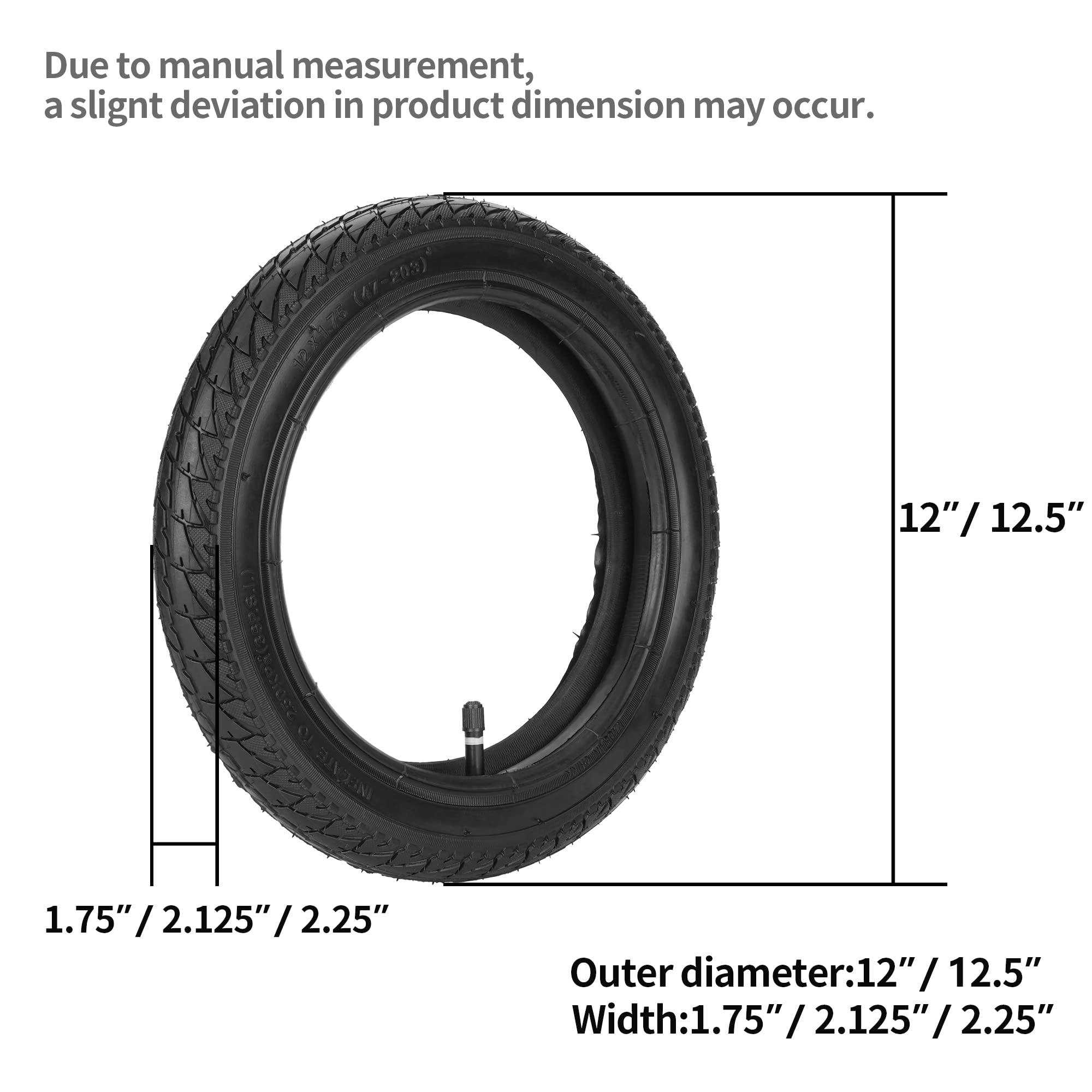 WEIYINGSI inner-tube closeup shows durable butyl rubber for reliable air retention
