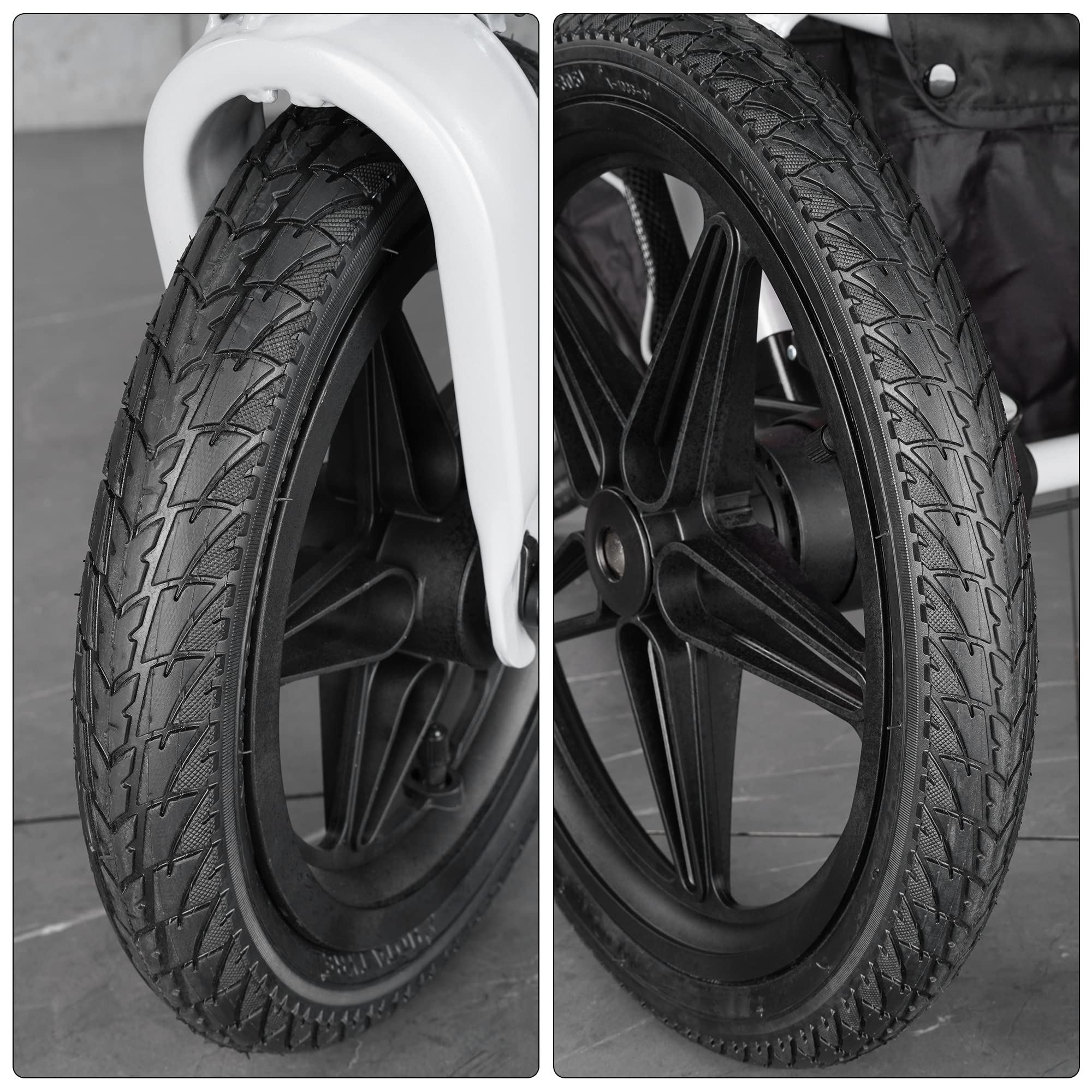 WEIYINGSI rear tire 16x1.75/2.125 tread for traction in rain