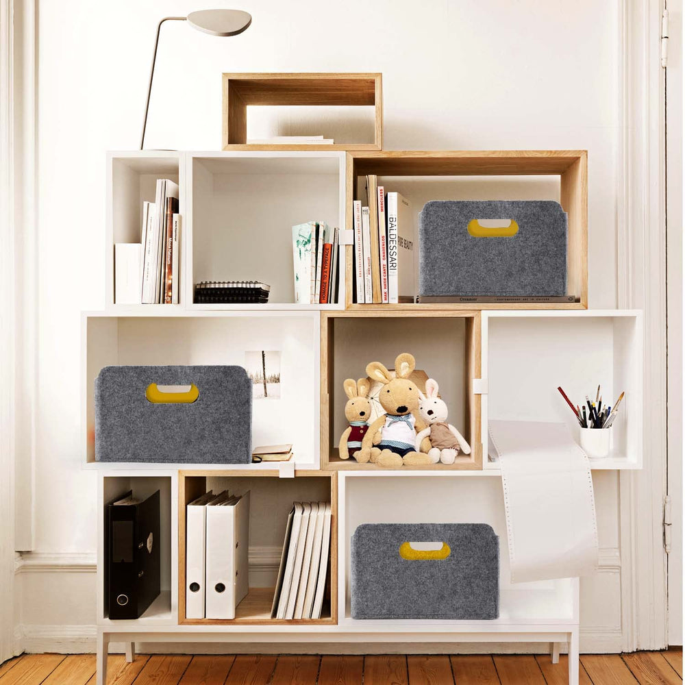 Welaxy curry storage bin on a shelf showcasing tidy, accessible organization.