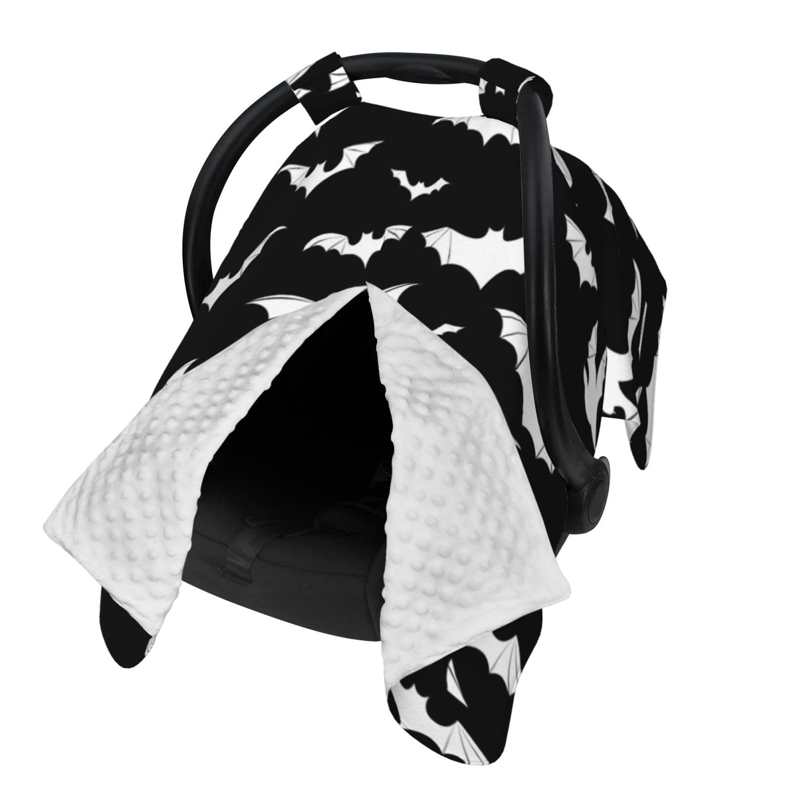 WELBB Halloween Bat car seat cover folded compact storage in bag