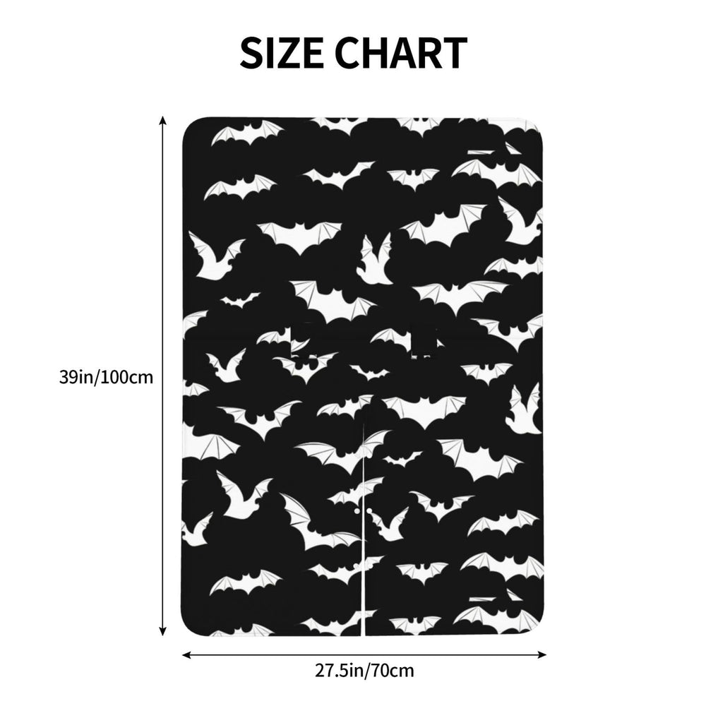 WELBB Halloween Bat car seat cover side view ready for stroller canopy