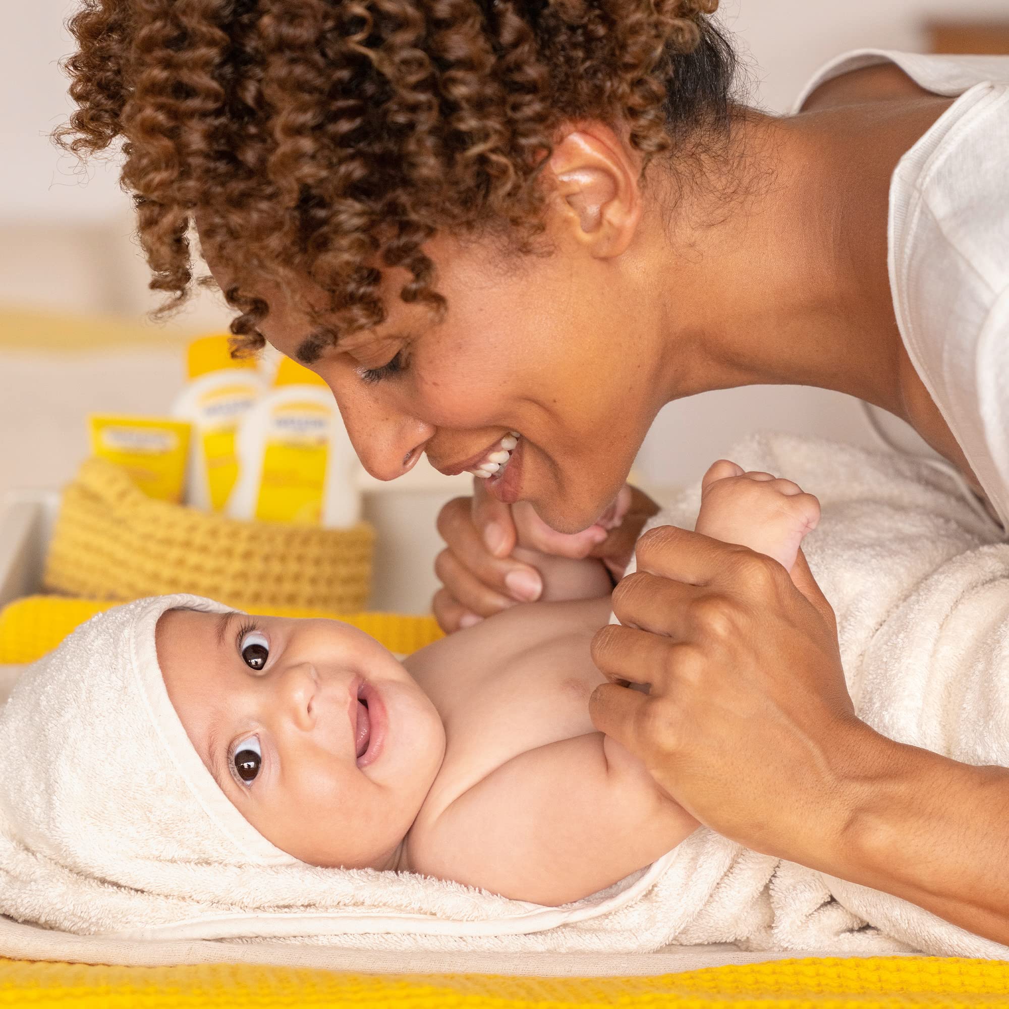 Weleda Baby Calendula Diaper Cream creamy texture shows rich nourishment