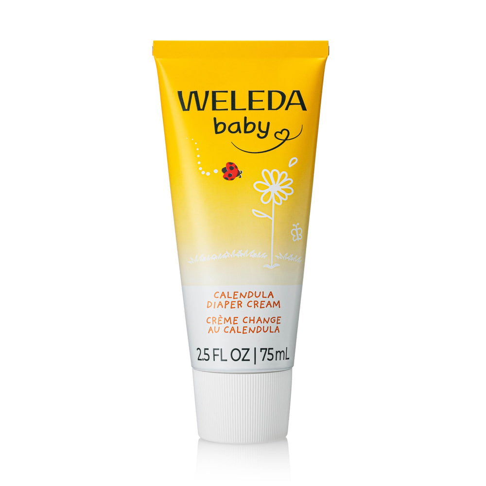 Weleda Baby Calendula Diaper Cream tube for easy, gentle diaper-area care