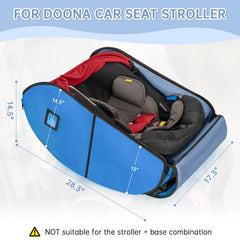 WELIDAY travel bag for Doona stroller with ergonomic side pockets