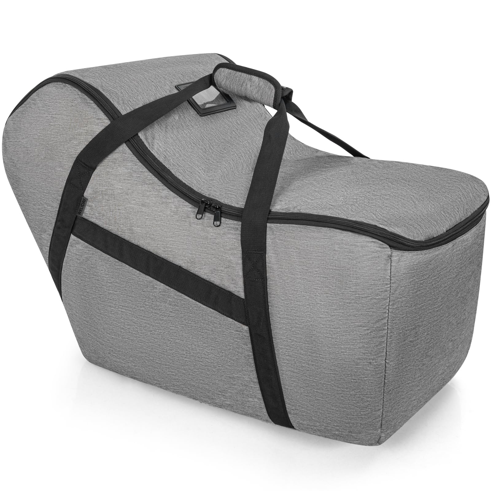 WELIDAY padded car seat travel bag with large capacity for compatible infant seats.