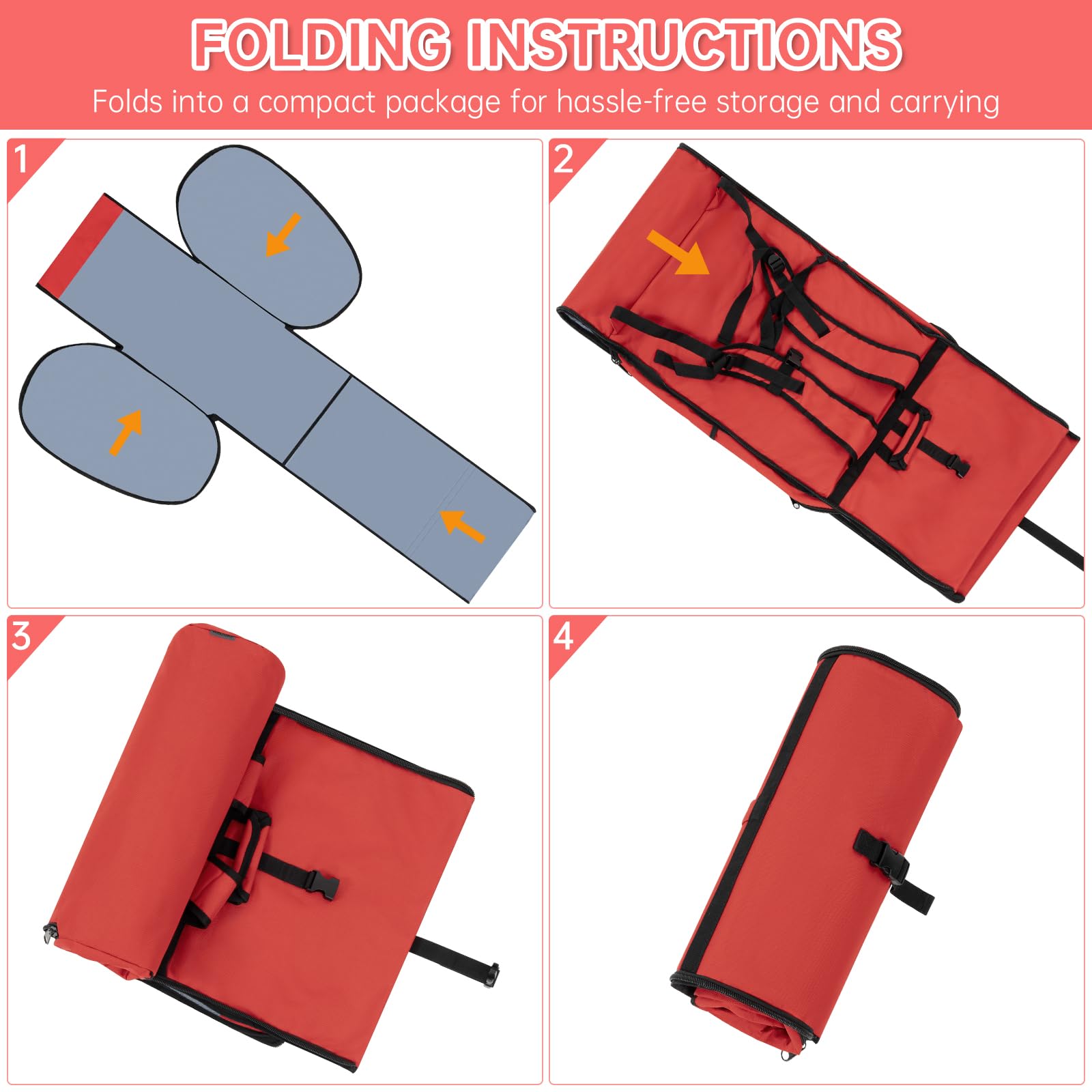 WELIDAY padded car seat travel bag reinforced stitching—durable transit in busy terminals.