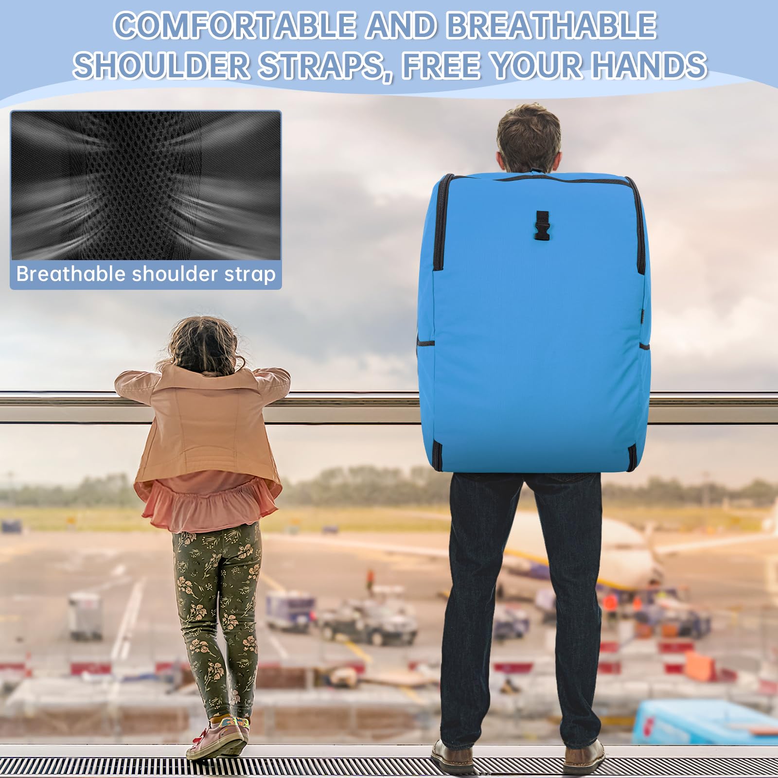 WELIDAY reinforced stitching on straps enhances durability