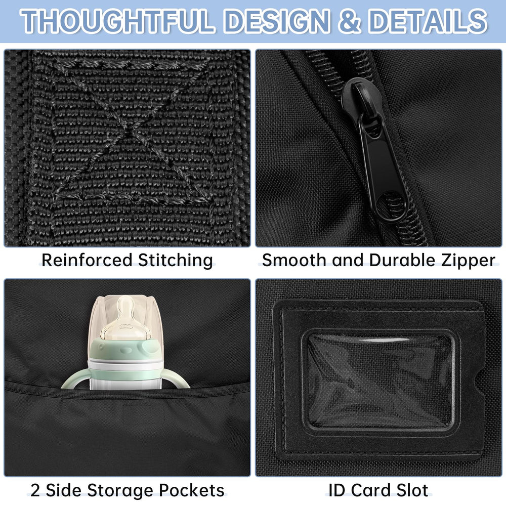 WELIDAY scratch-resistant waterproof fabric protects gear during flights.