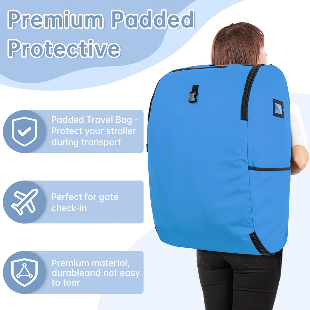 WELIDAY top handles and padded shoulder straps for easy carry