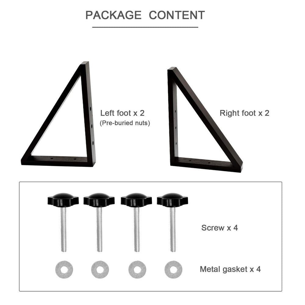WELLAND preburied-nut enables quick left-foot installation