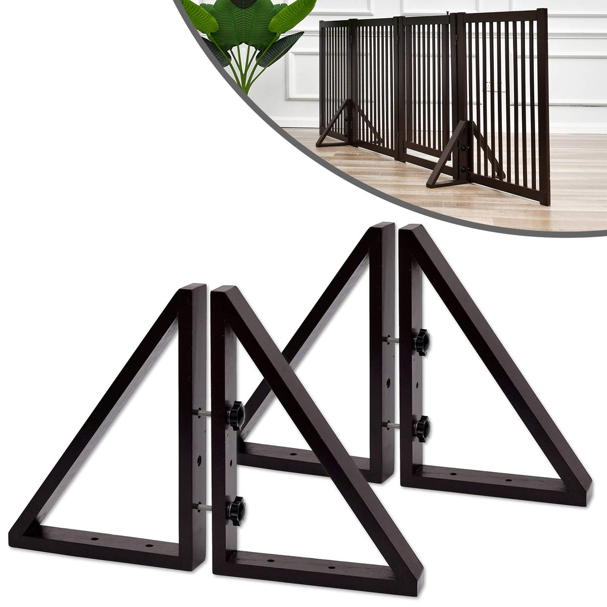 WELLAND triangle support foot left-frame secures stable gate frame connection