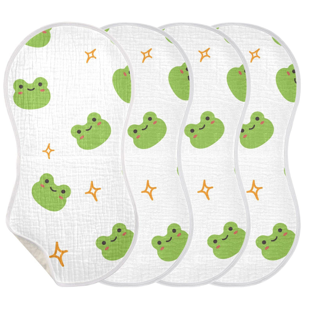 WELLDAY burp cloths 4-layer cotton yarn close-up shows soft absorbent surface
