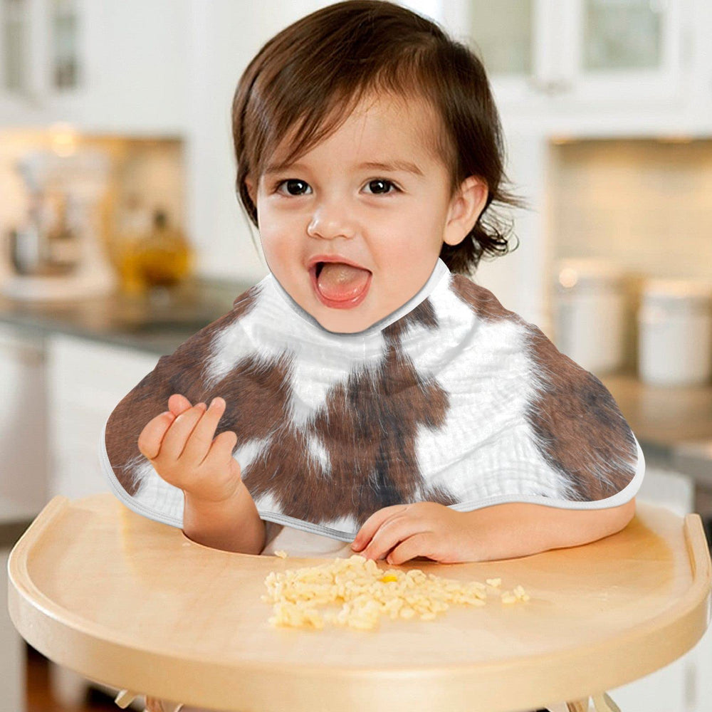 Wellday burp cloths absorbent fabric ideal for drool cleanup.