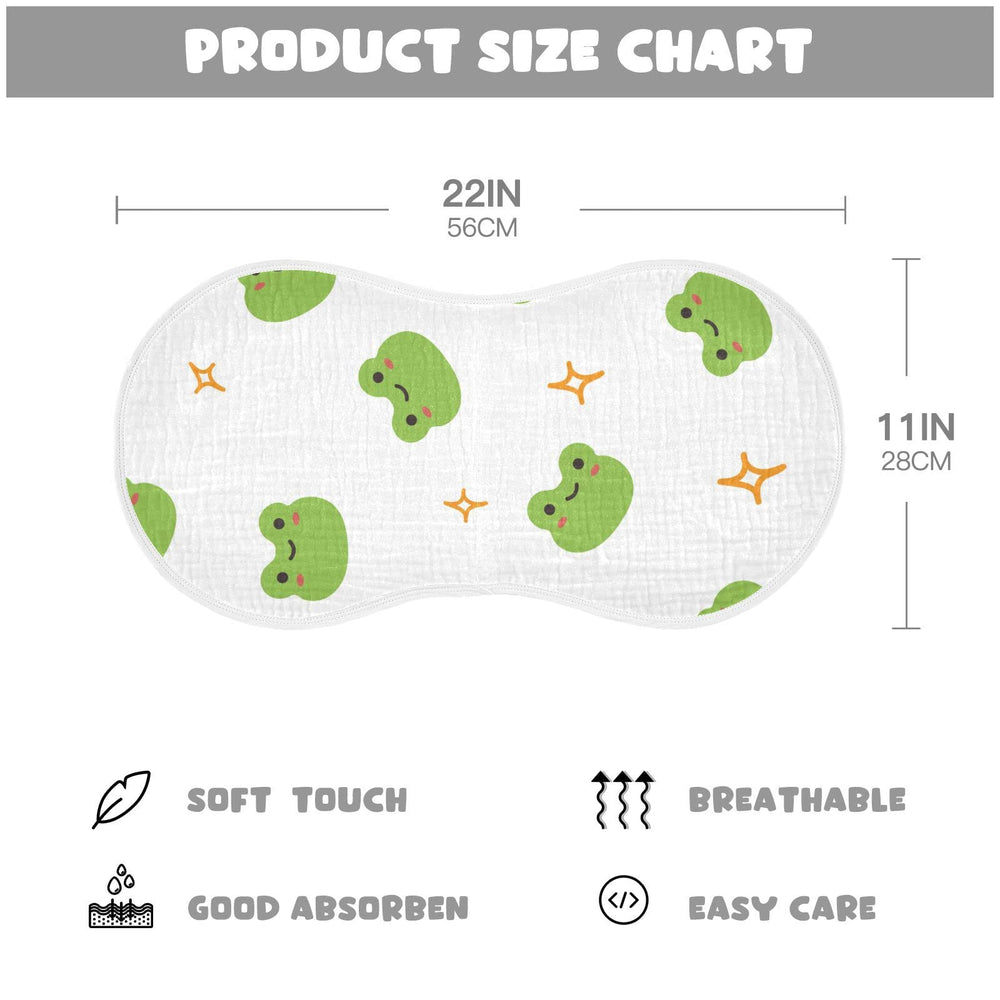 WELLDAY burp cloths TPU bottom layer prevents leaks during feeding
