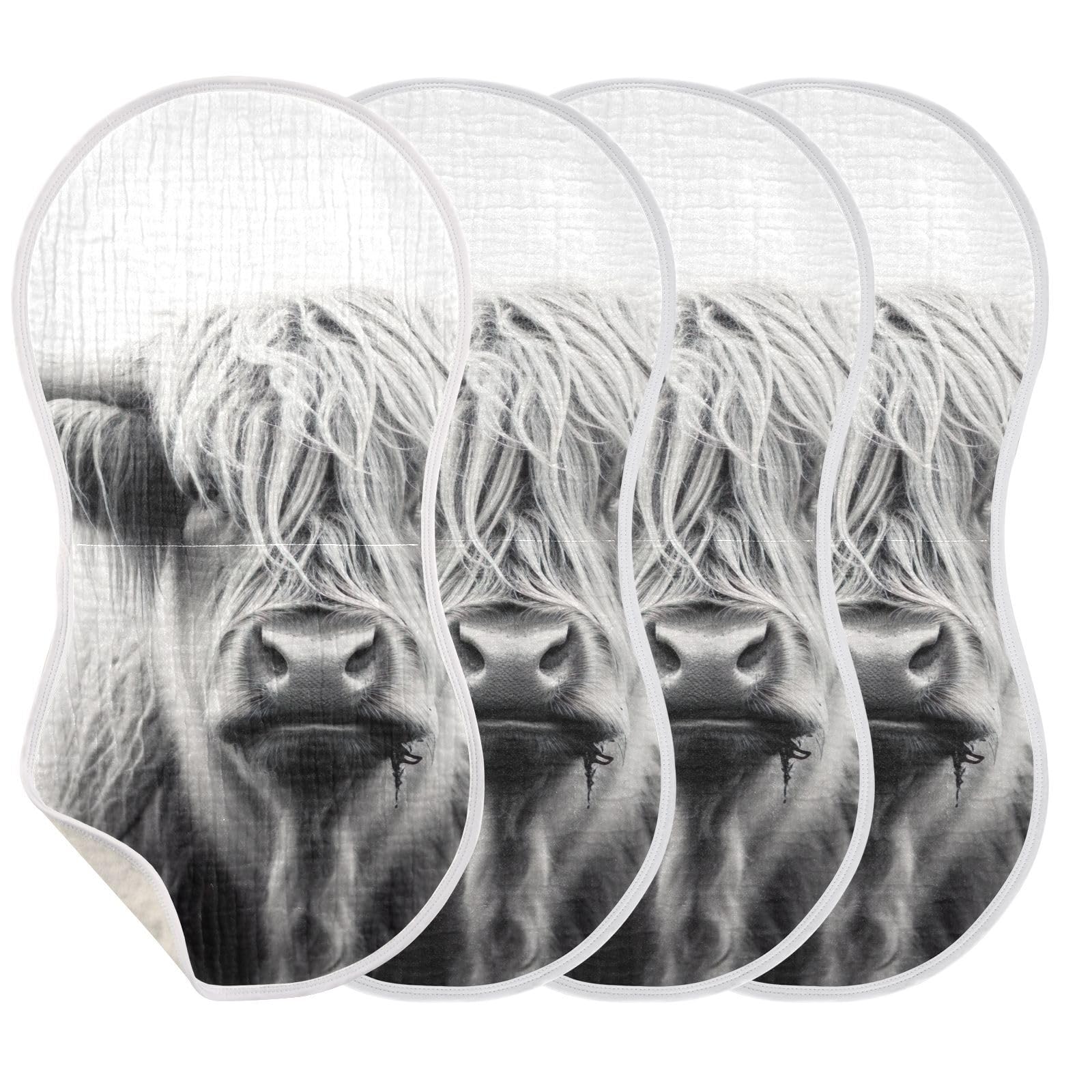 WELLDAY burp cloths 22x11 inches provide full shoulder coverage
