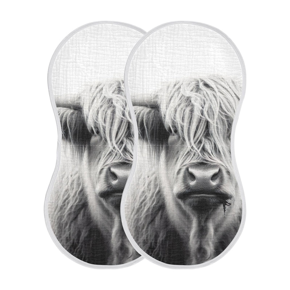 WELLDAY burp cloths with 4-layer cotton absorbency for mess control