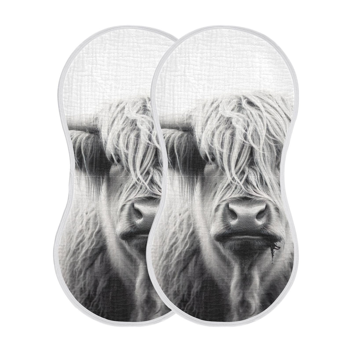 WELLDAY burp cloths with 4-layer cotton absorbency for mess control