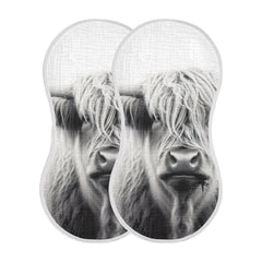 WELLDAY burp cloths with 4-layer cotton absorbency for mess control