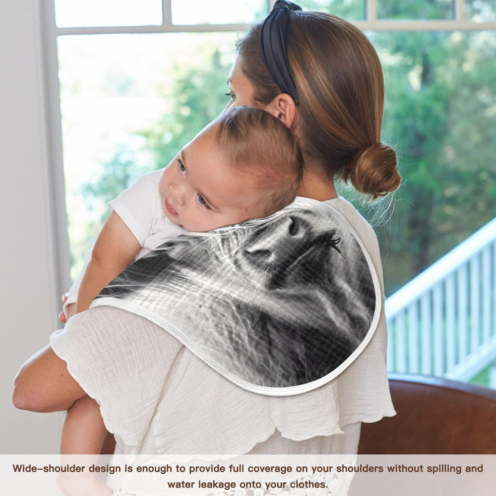 WELLDAY burp cloths are machine-washable for busy parents