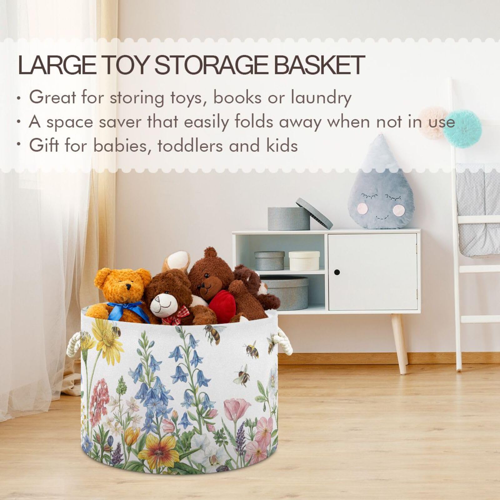 WELLDAY nursery living room decor soft texture adds warmth.