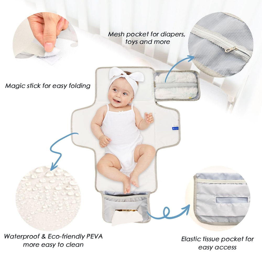 WELLDAY portable hook design enables easy hanging on stroller or car seat.