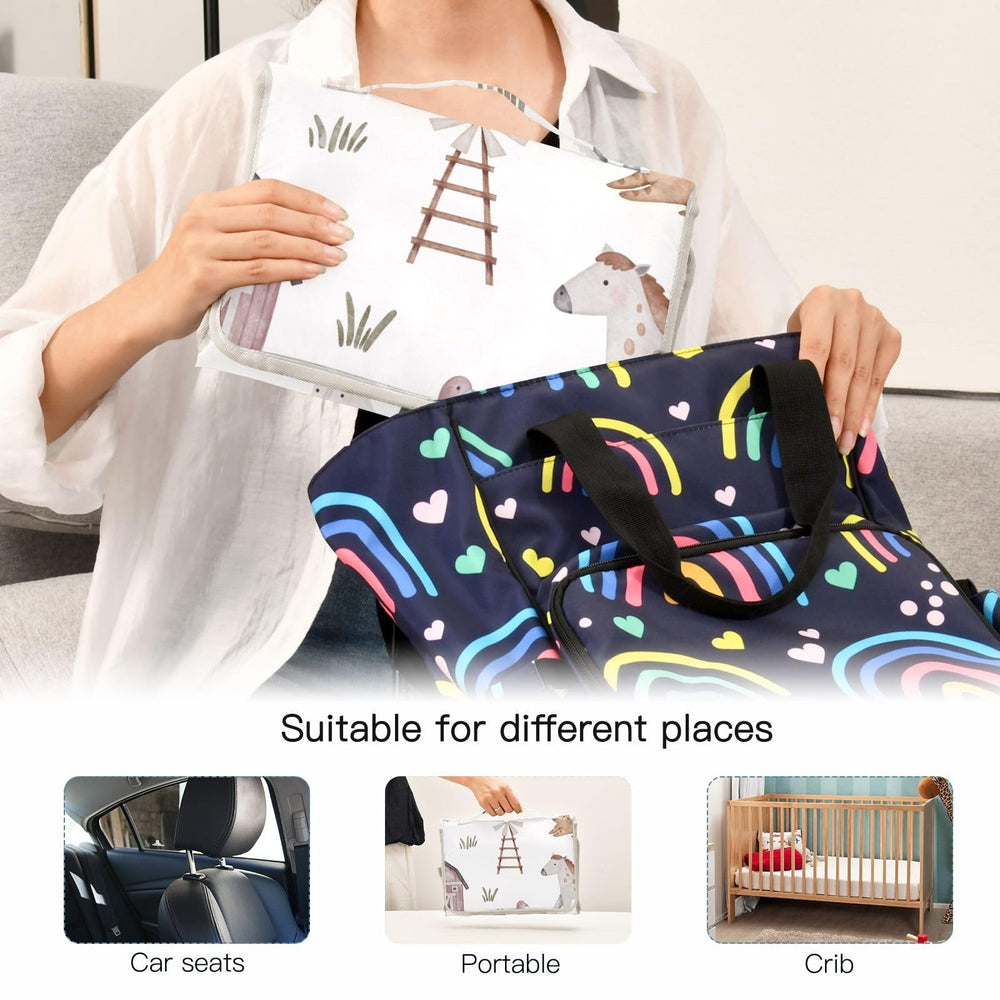 WELLDAY waterproof, durable polyester surface cleans easily.