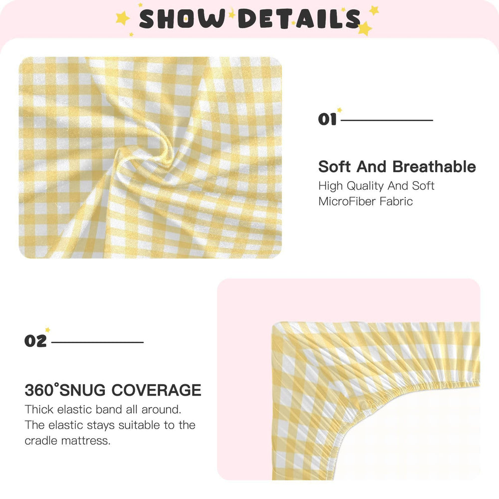 WELLDAY fun print adds cheerful style to baby nursery vibe.