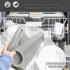 Wellgo baby dining tray being cleaned in dishwasher for quick cleaning