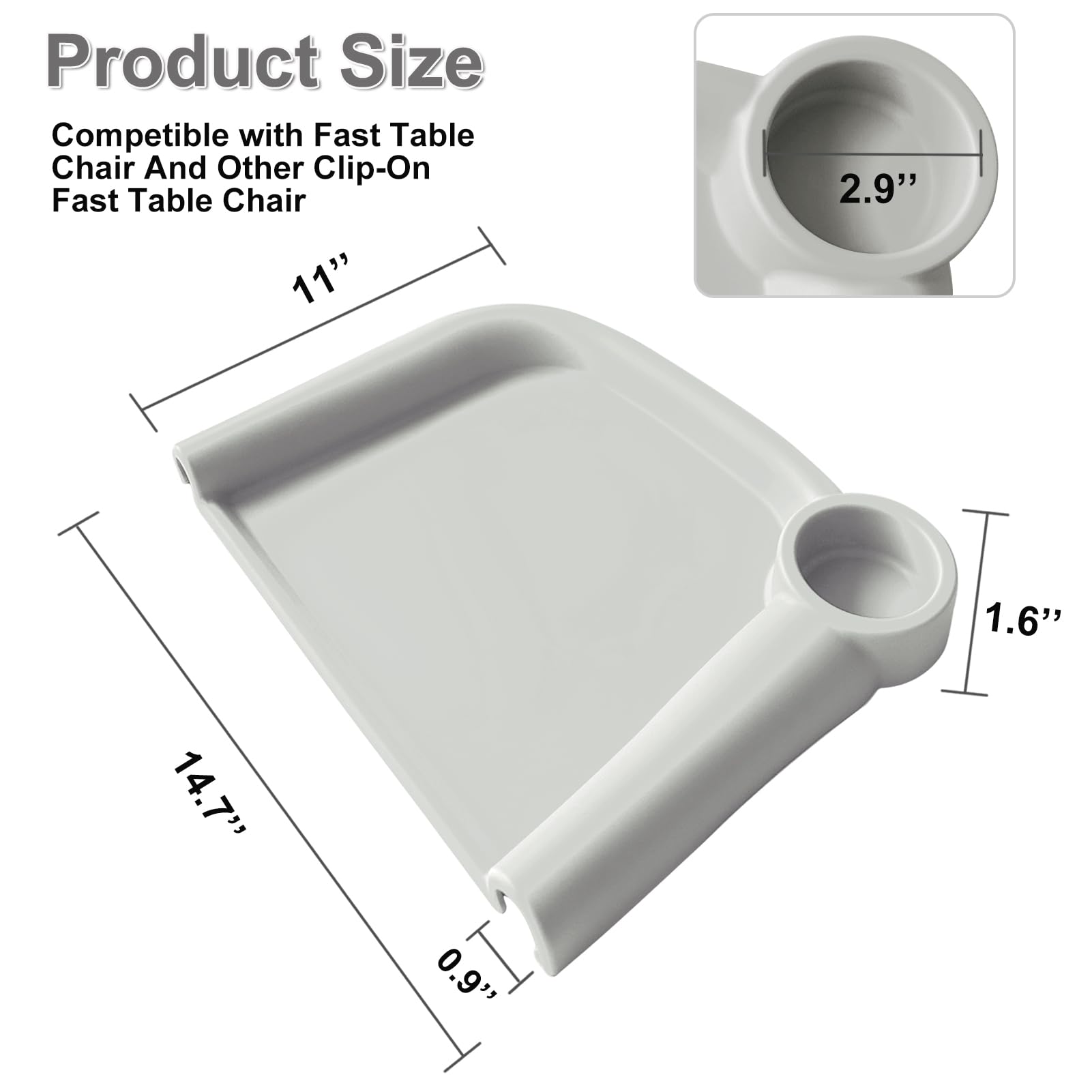 Wellgo tray is lightweight and portable for home, restaurants, and travel