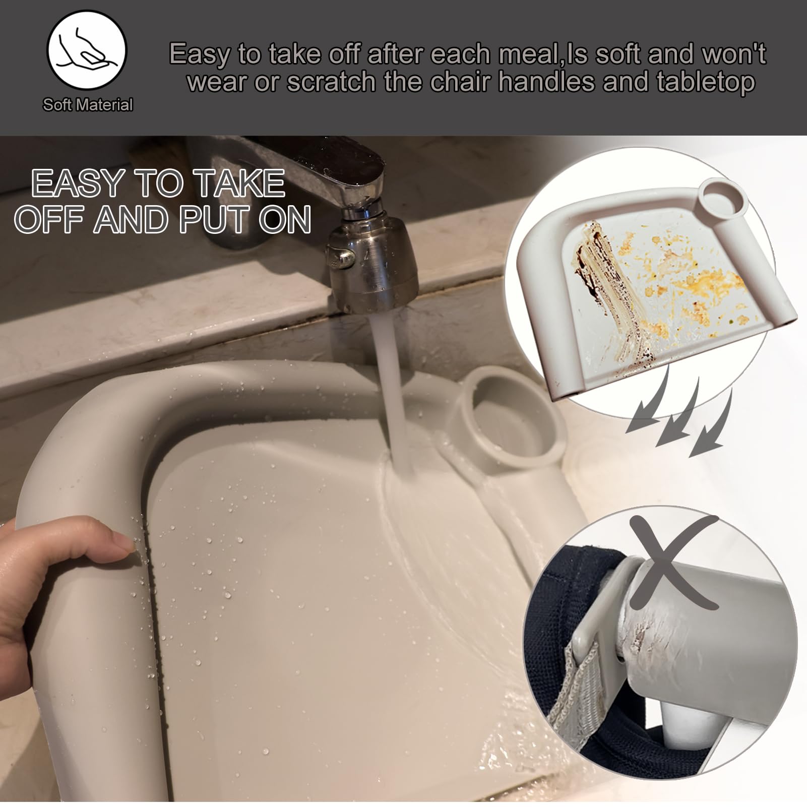 Wellgo BPA-free silicone tray offers safe surface for direct baby feeding