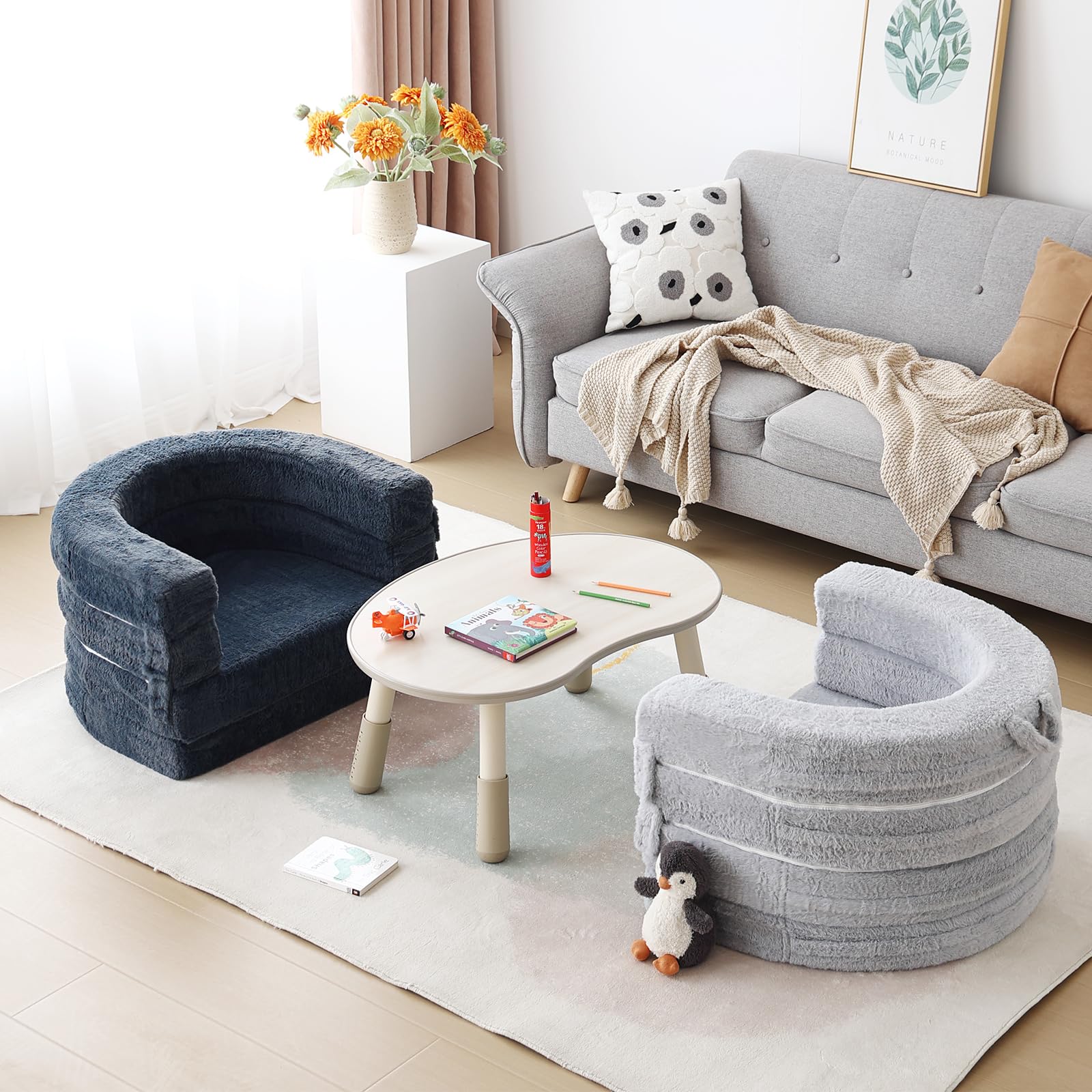 Welnow cozy fabric supports cuddly reading and nap time