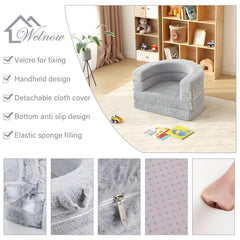 Welnow toddler bed with handles portable design for on-the-go comfort