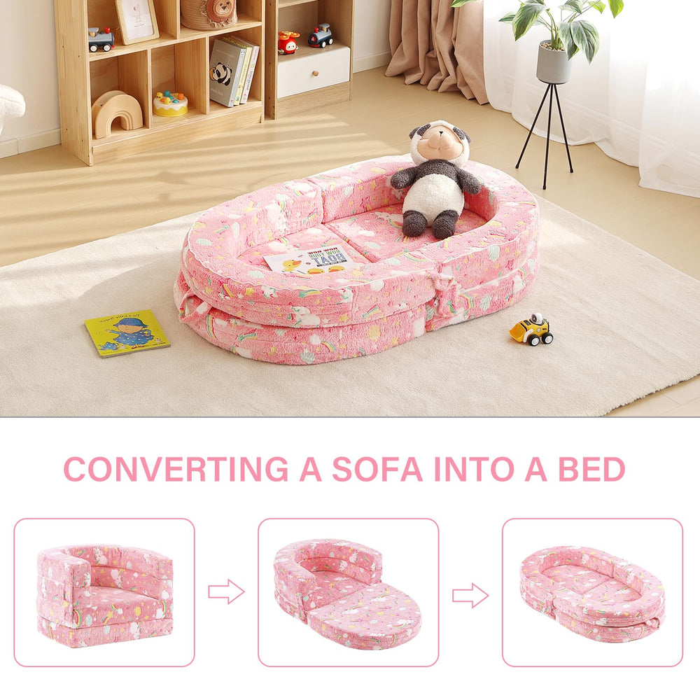 Welnow travel toddler bed 3in1 glow patterns illuminate bedtime adventures
