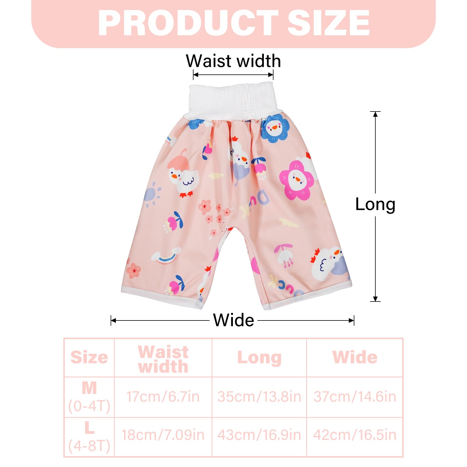 WELOMELO kid movement pants support unrestricted activity during potty training.