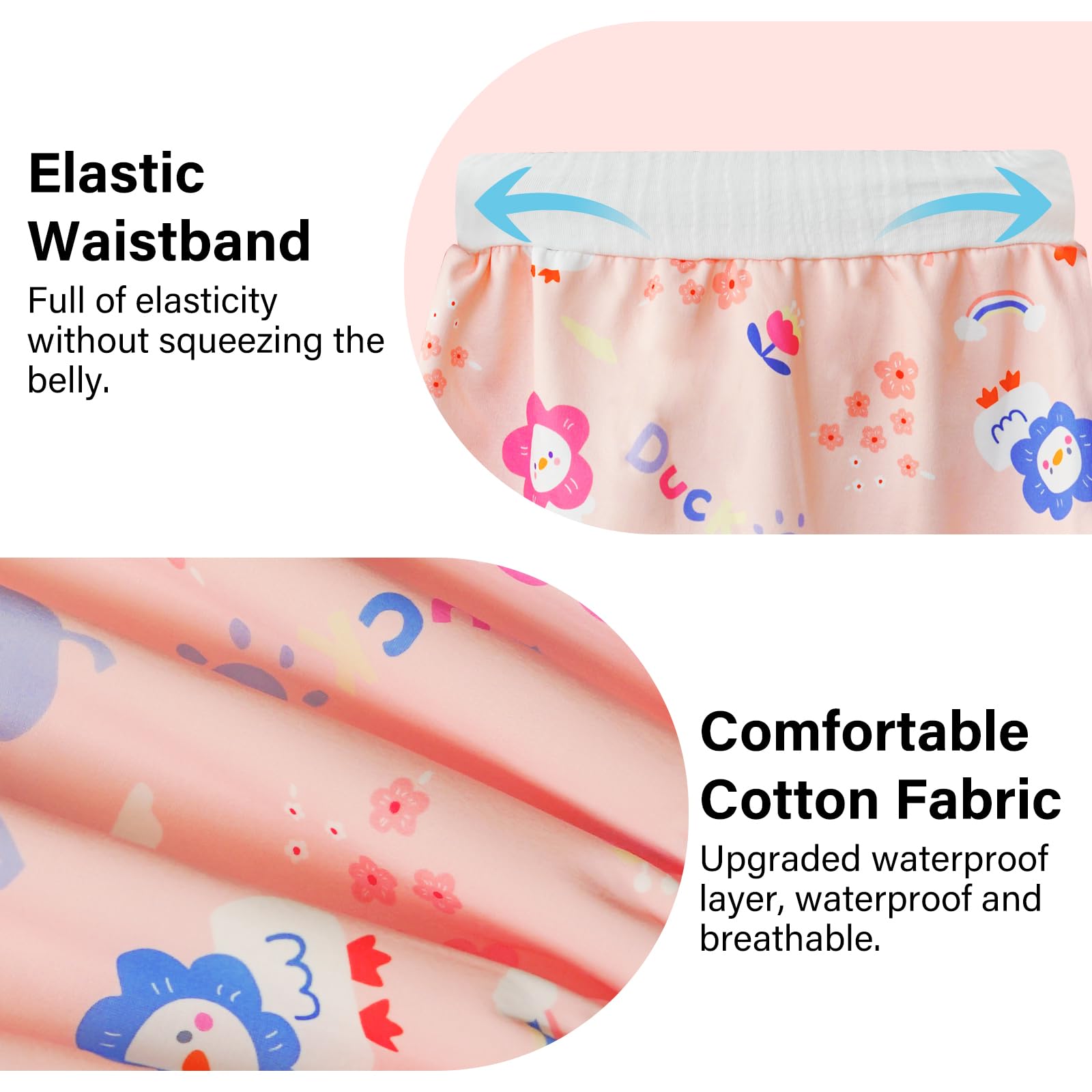 WELOMELO reusable and washable potty pants reduce waste and costs.