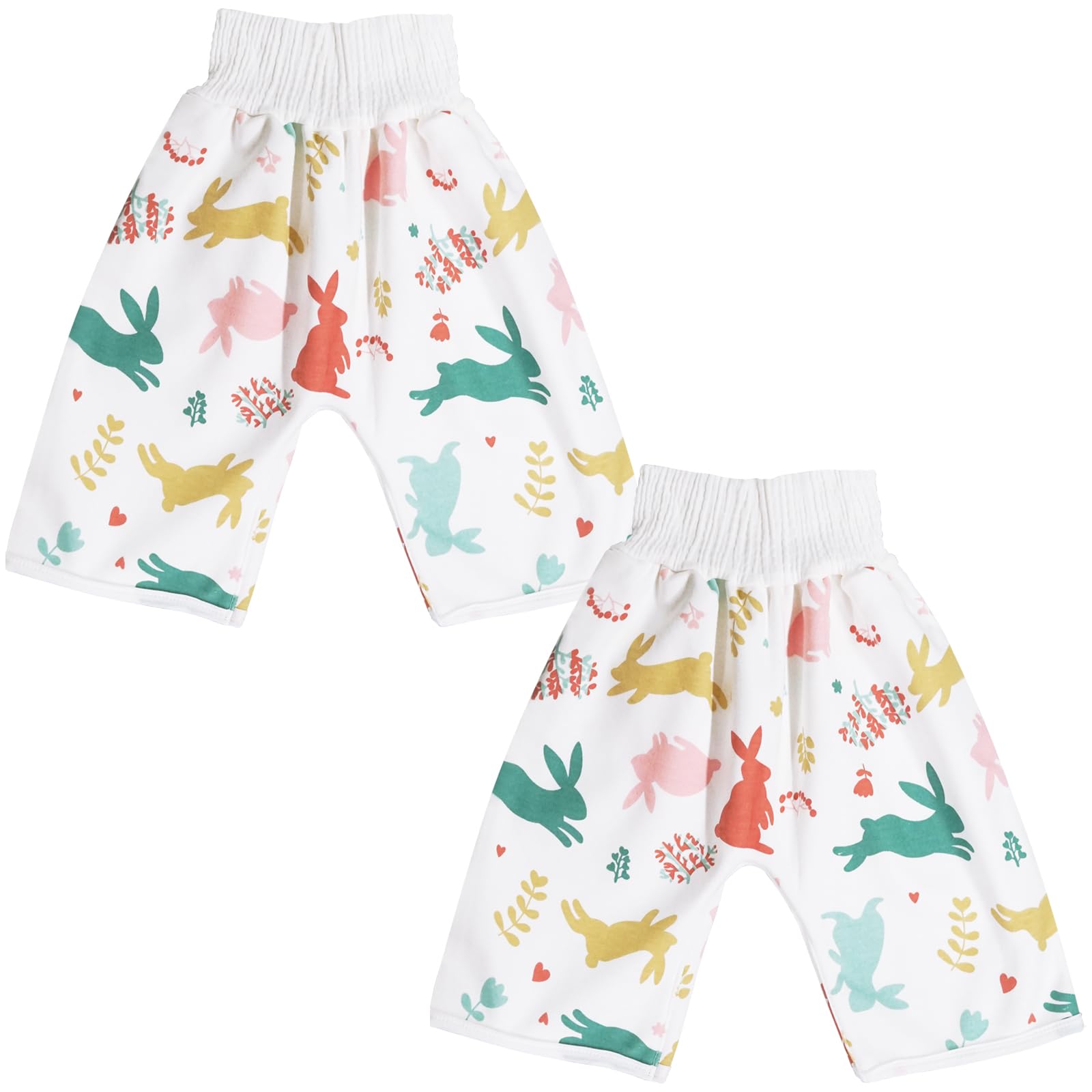 WELOMELO waterproof diaper pants rabbit front view for active toddlers
