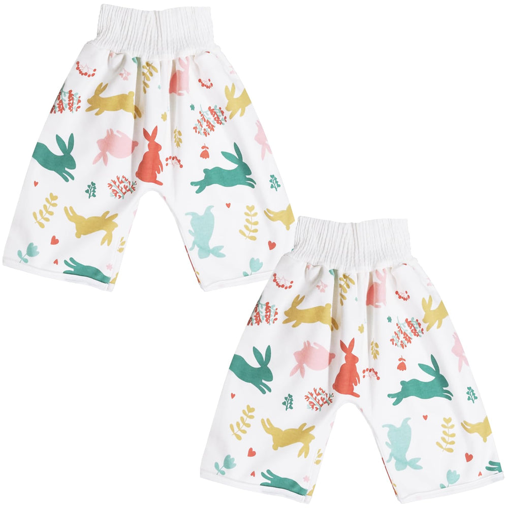 WELOMELO waterproof diaper pants rabbit front view for active toddlers